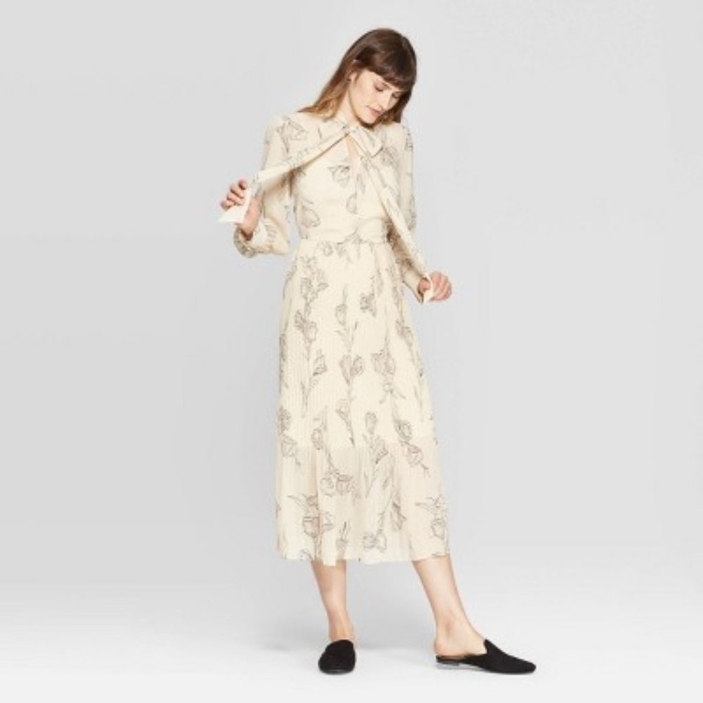 NEW DAY Maxi Chiffon Bow Dress